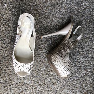 Shiekh platform peep toe heels